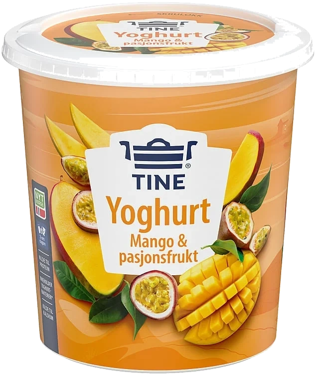 Tine yoghurt mango/pasjon 850g