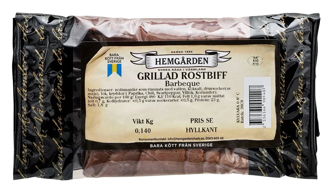 Grillad Rostbiff skiv PB