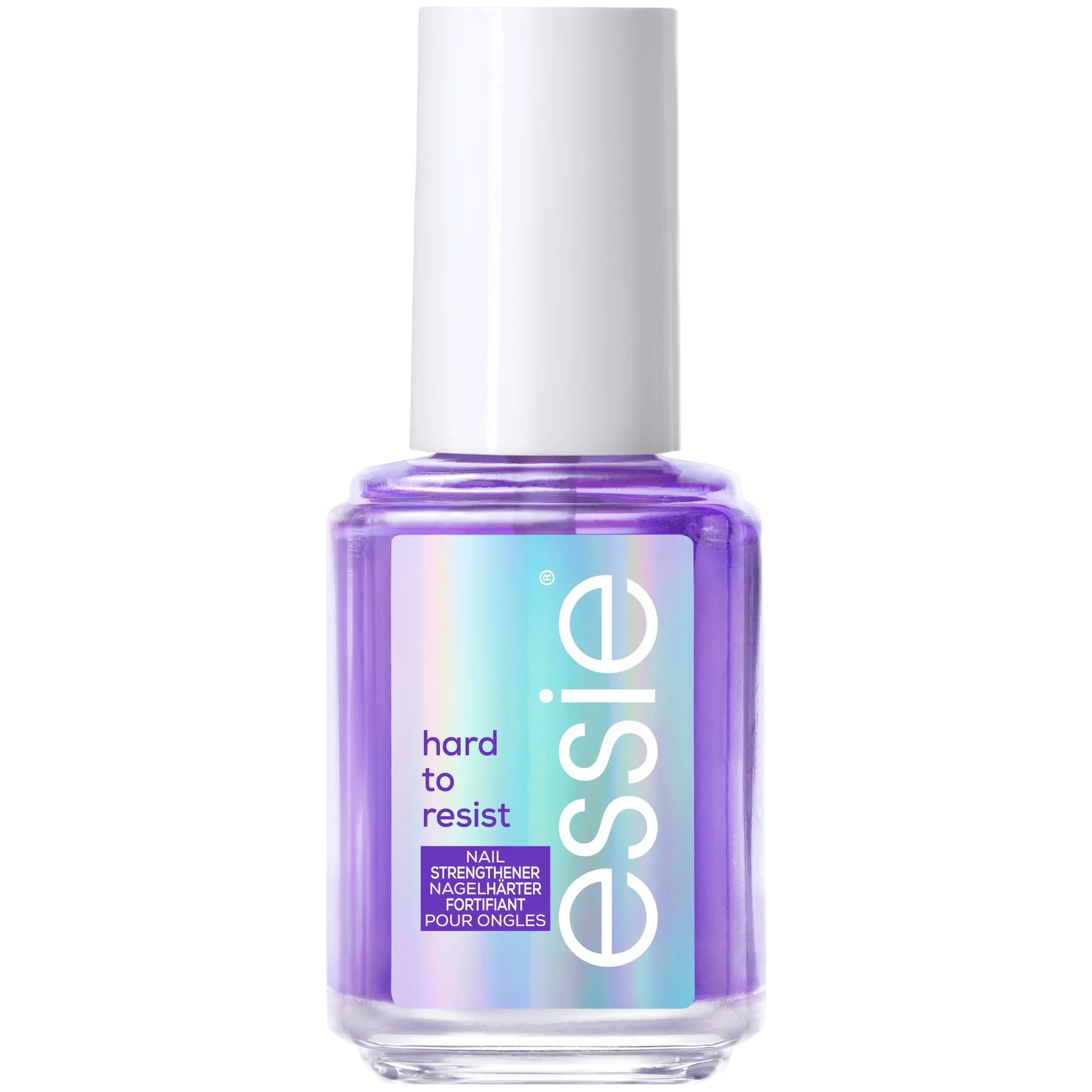 essie hard to resist glow & shine nail strengthener Violet