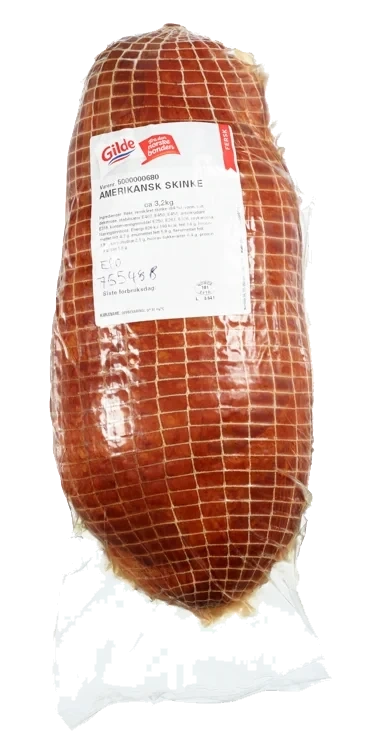 Amerikansk skinke hel ca3,2kg   kg
