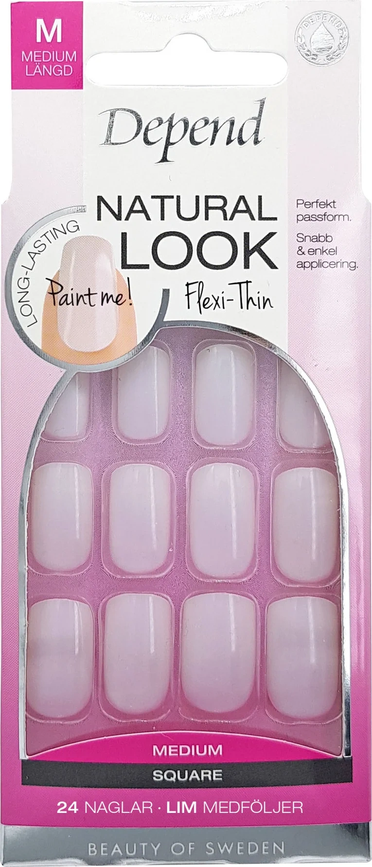 Depend Natural Look Medium Square Medium