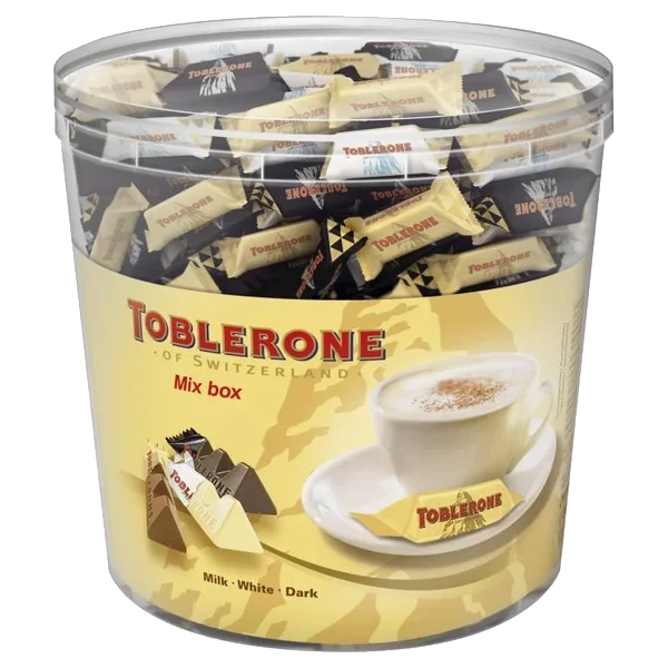 Toblerone Tiny Mix Sjokolade Sylinder 904g