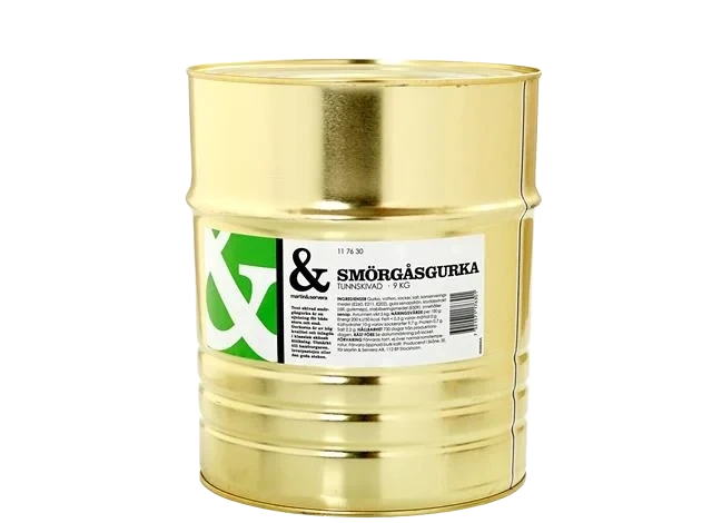 Smörgåsgurka tunnskivad