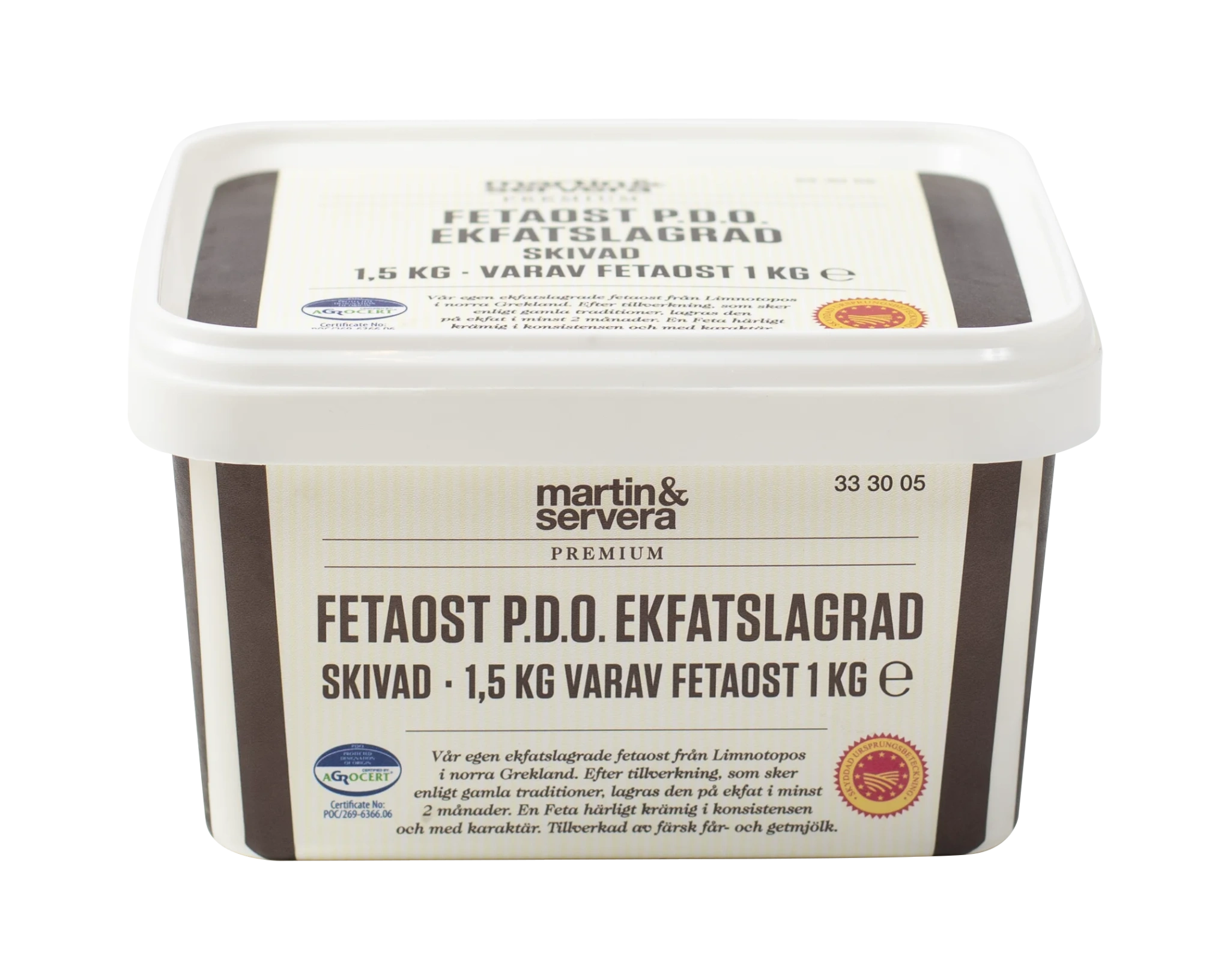 Fetaost Ekfatslagrad skivad