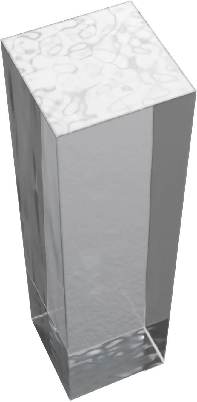 KRYSTALKLAR IS PILLAR 35x35x90