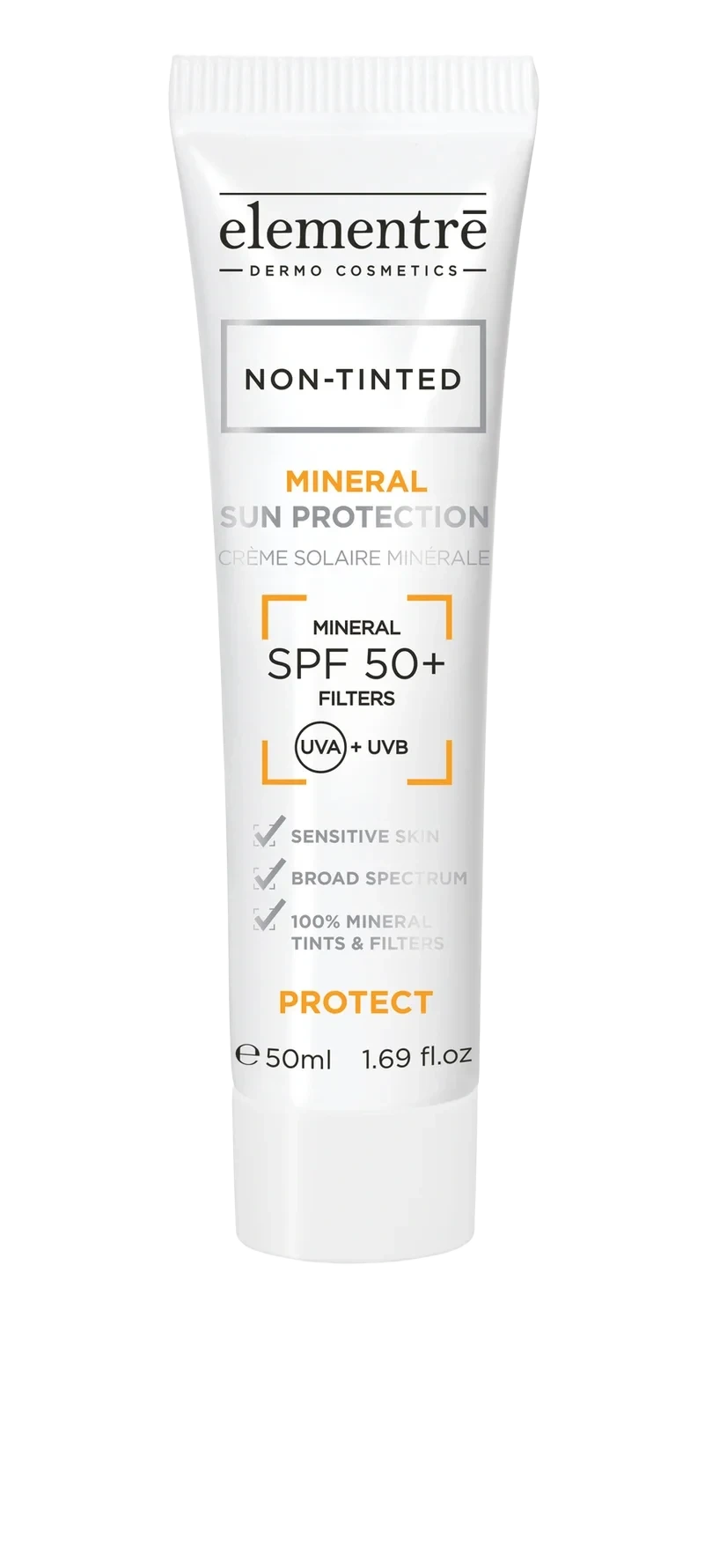 elementrē Mineral Sun Protection SPF50+ Non-Tinted 50 ml