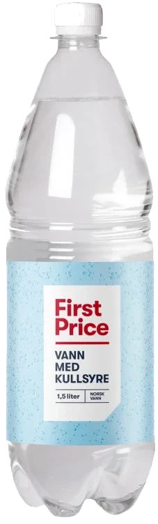 Vann m/kullsyre 1,5l First Price