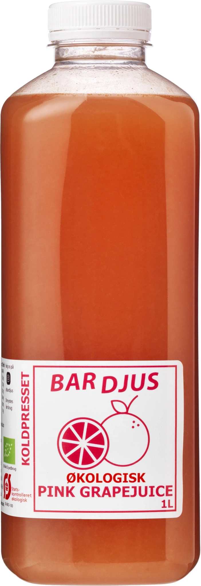 Koldpresset øko pink grapejuice