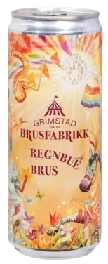 Grimstad Brusfabrikk Regnbuebrus sleek boks 330ml