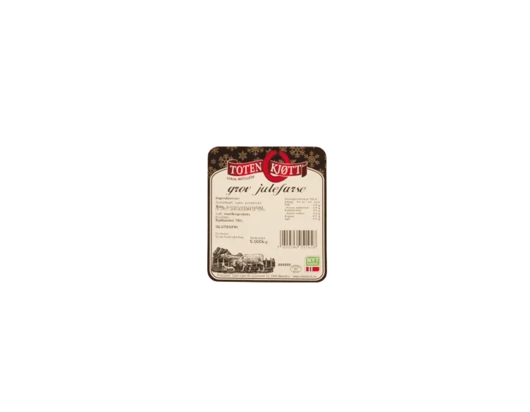 Grov Julefarse 5kg Toten Kjøtt