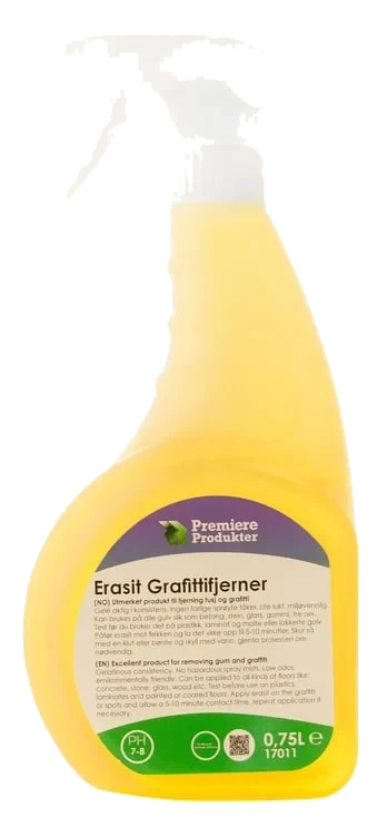 Erasit grafittifjerning spray rtu   0,75l