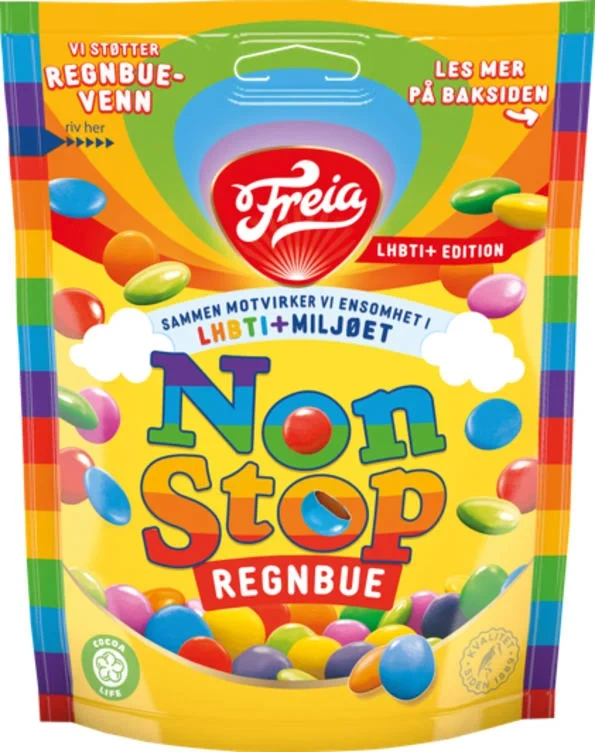Non Stop Regnbue 225g Freia