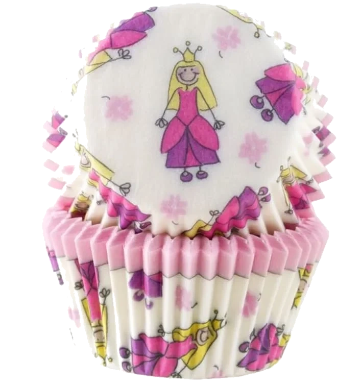 Muffinsformer Prinsesse 50stk Cacas
