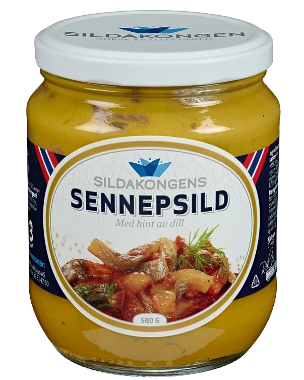 Sennepsild 580g Sildakongen