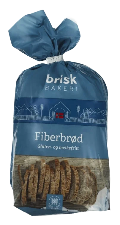 Glutenfri Fiberbrød 600g Brisk Bakeri As