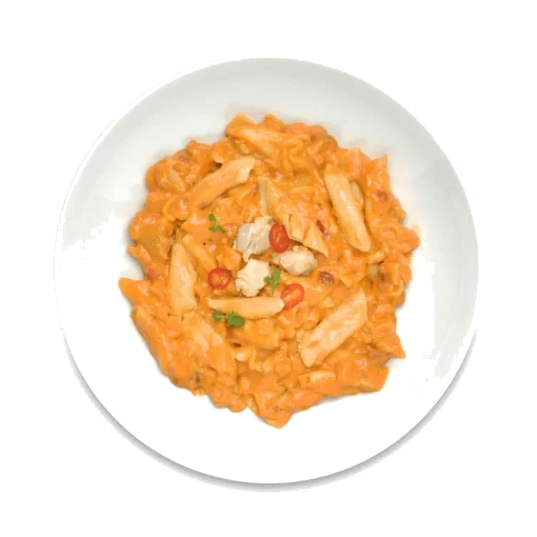 Pasta Arrabiata Varm pr Kg