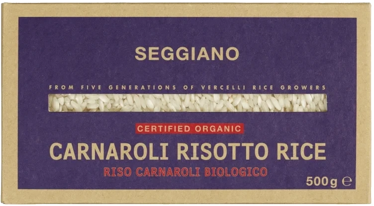 Risotto Carnaroli Økologisk 500g Seggiano