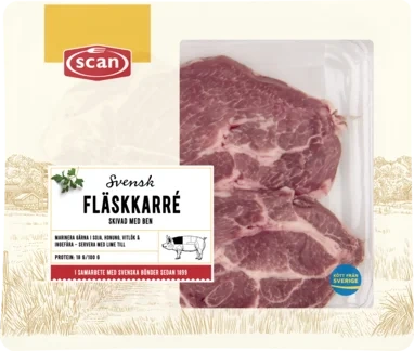 Fläskkarré m ben