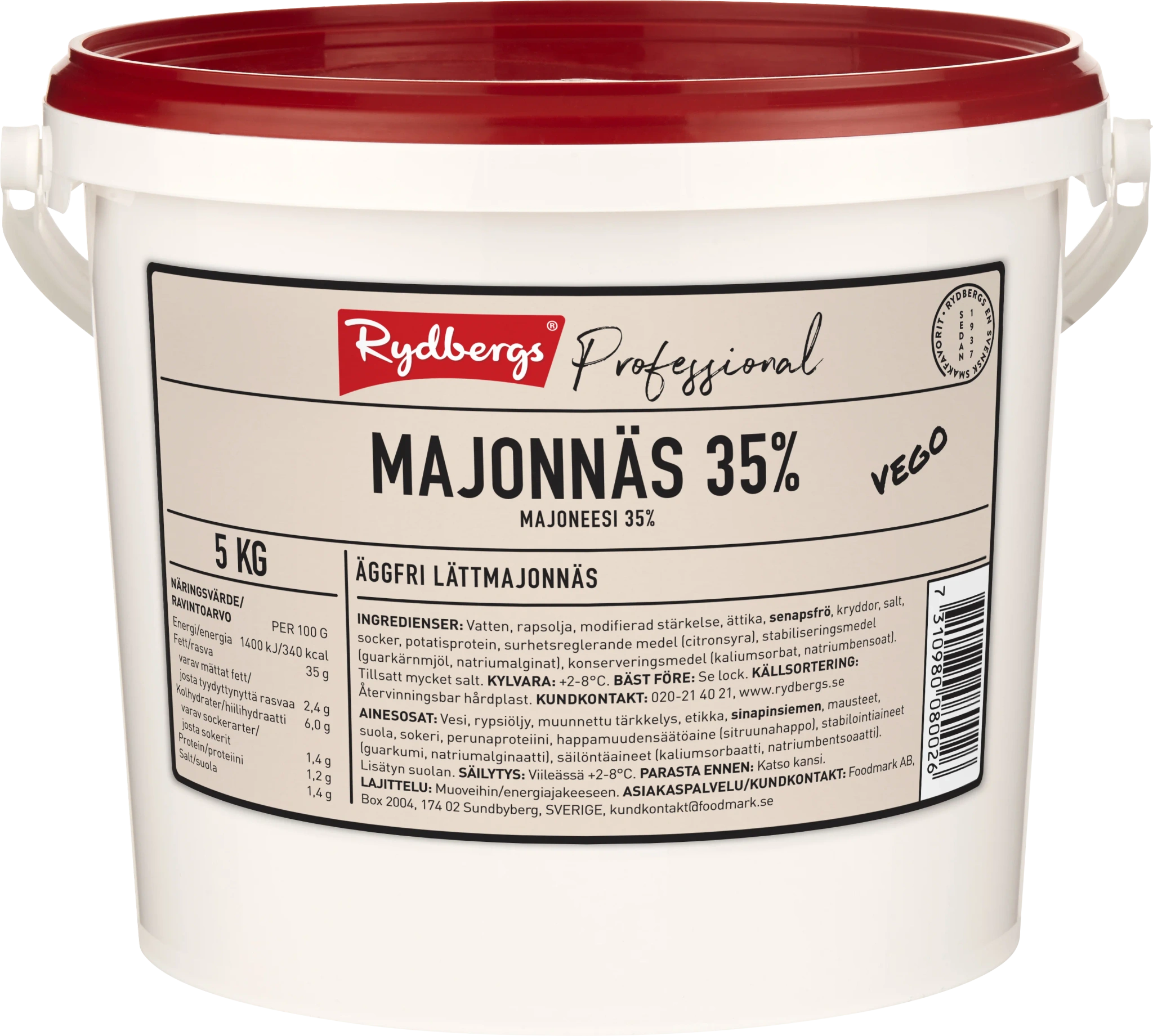 Majonnäs Vegan 35%