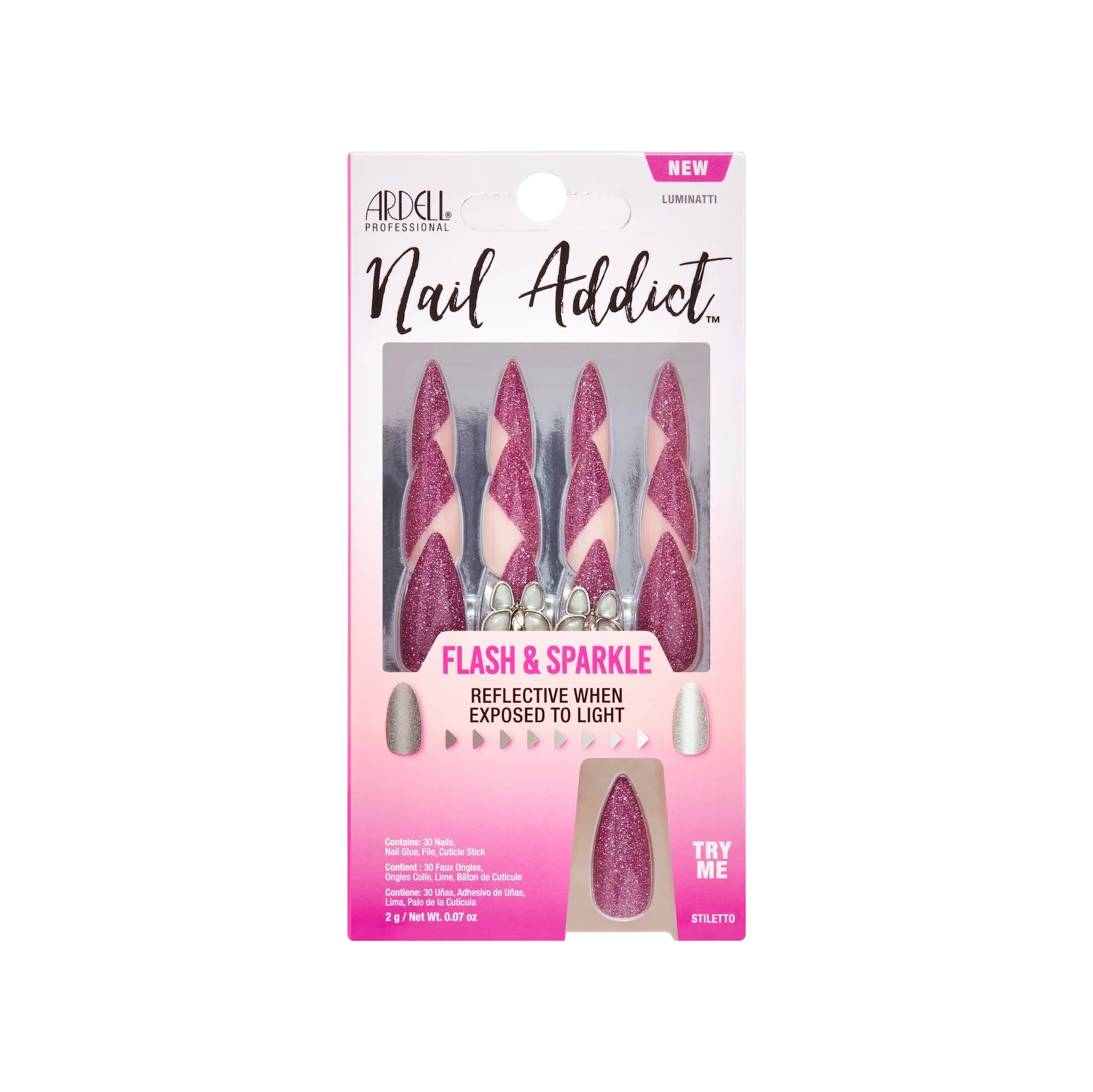 Ardell Nail Addict Flash & Sparkle Luminatti