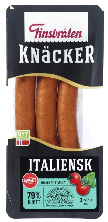 Knäcker Italiensk 225g Finsbråten