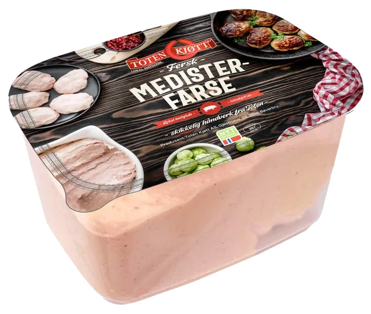 Medisterfarse 550g Toten Kjøtt