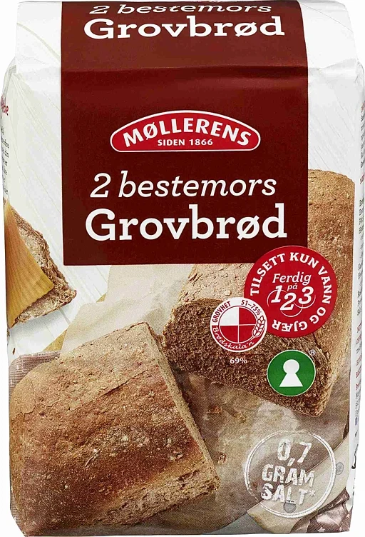 Møllerens grovbrød melmiks 1kg