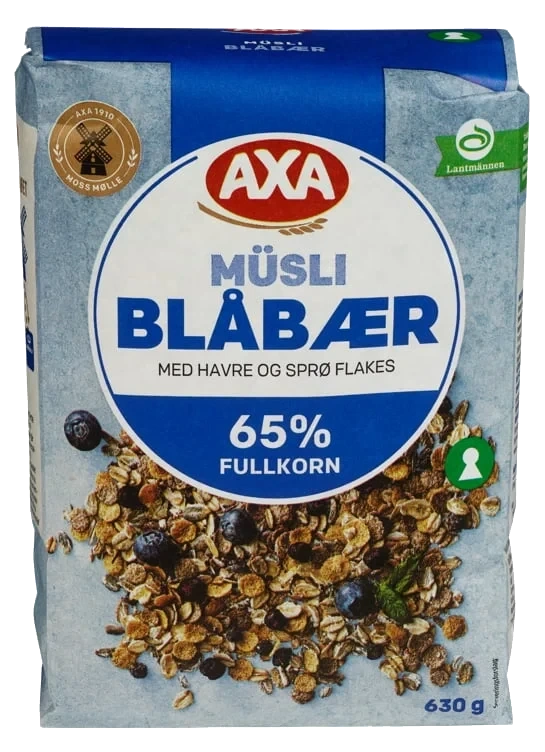 Blåbær müsli   630g