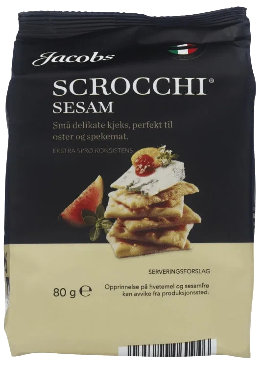 Scrocchi Sesam 80g Jacobs Utvalgte