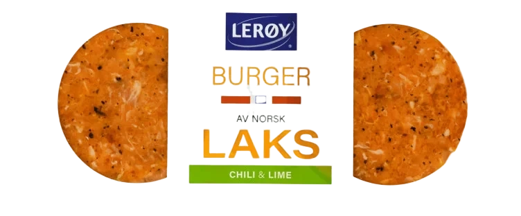Lakseburger m/Chili&Lime 260g Lerøy
