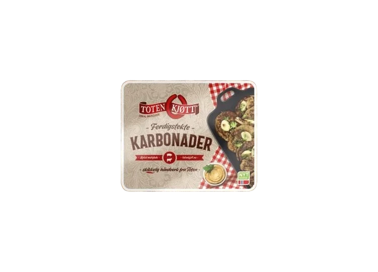 Karbonader 740g Toten Kjøtt