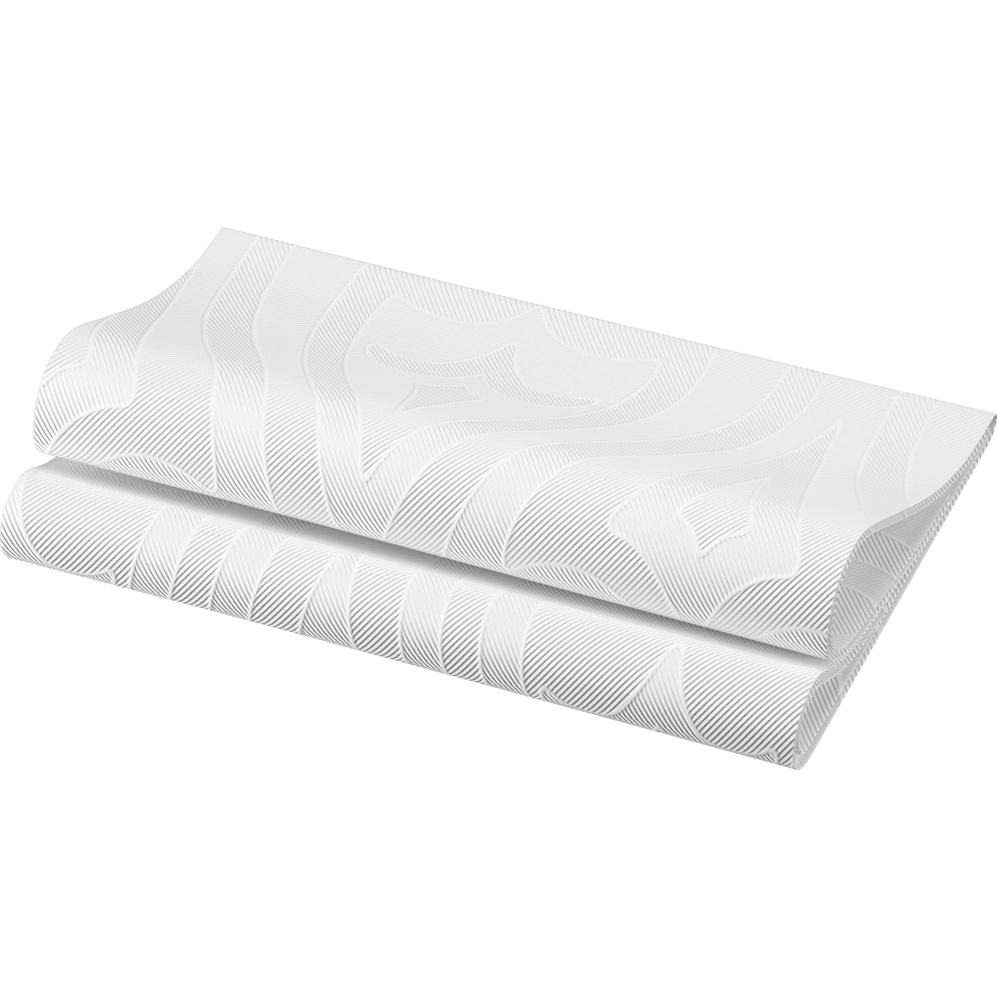 Duni Elegance®-Serviette Lily Weiß