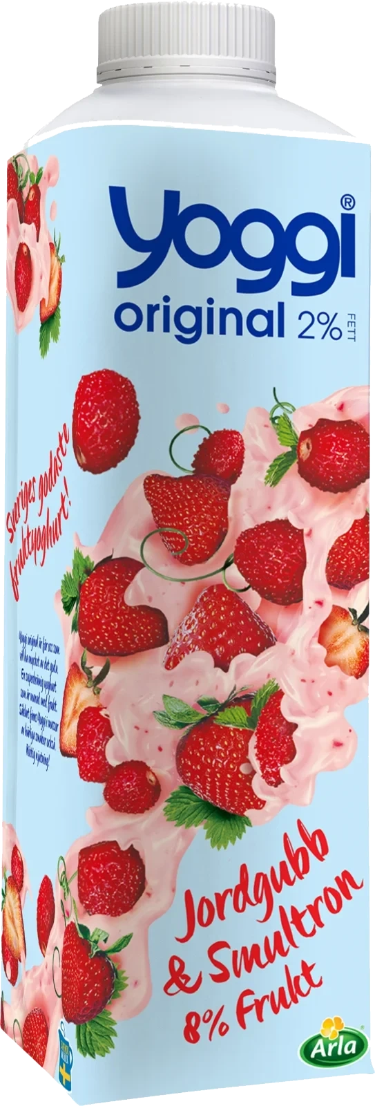 Original yoghurt jordgubb / smultron