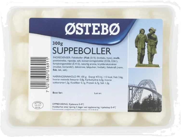 Suppeboller i Lake 300g Østebø