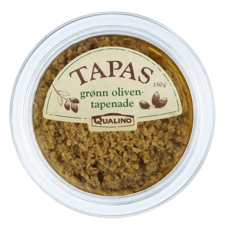Tapenade Oliven Grønn 150g Tapas Qualino