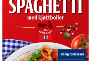 Spaghetti m/Kjøttboller 500g Gilde