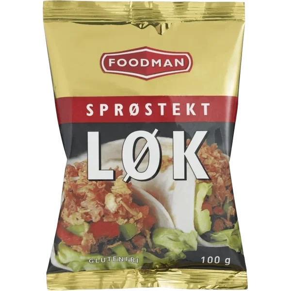 Løk Sprøstekt Glutenfri 100g
