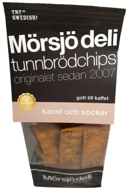 Tunnbrödchips Kanel & Socker