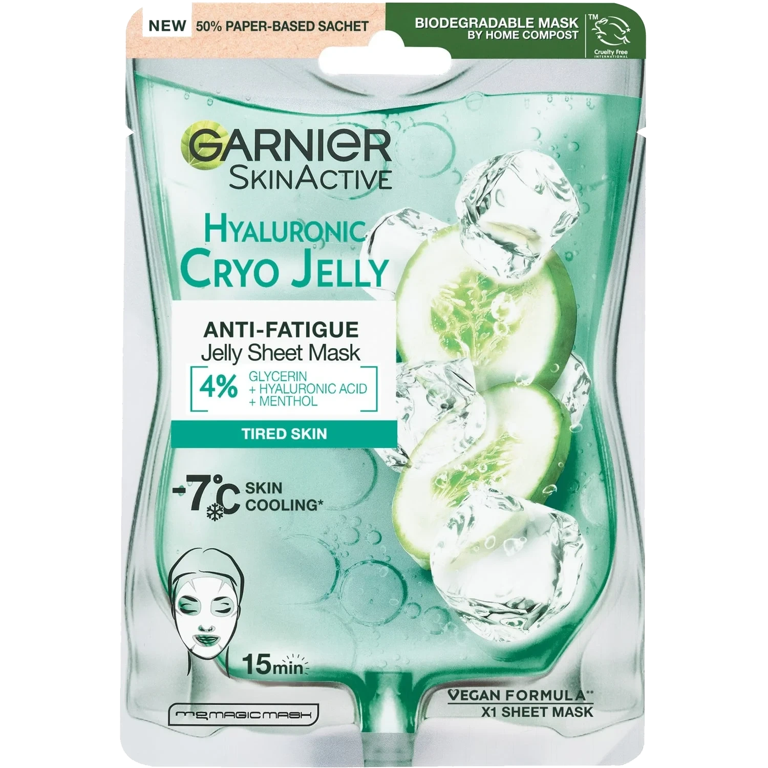Garnier Cryo Jelly Sheet Mask Face