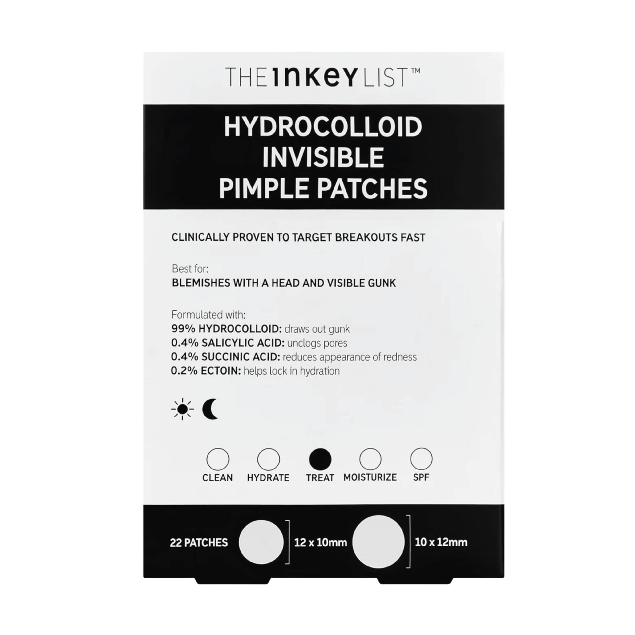The INKEY List Hydrocolloid Pimple Patches
