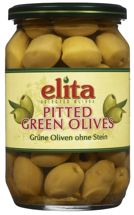 Oliven Grønne u/Sten 700g Elita