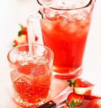 Blandsaft Jordgubb