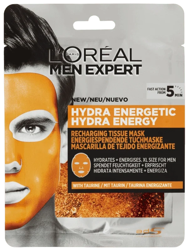 Men Expert Tissue Mask Hydra Energetic