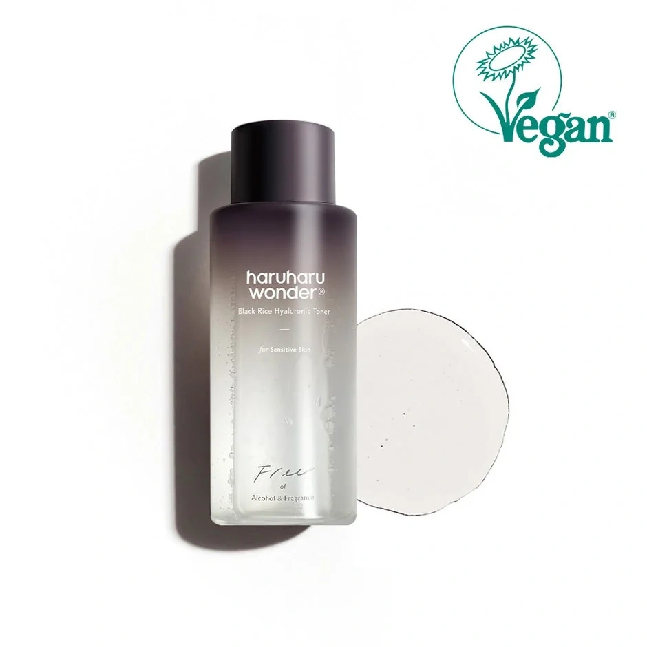 haruharu wonder Black Rice Hyaluronic Toner uten alkohol og parfyme 150 ml​