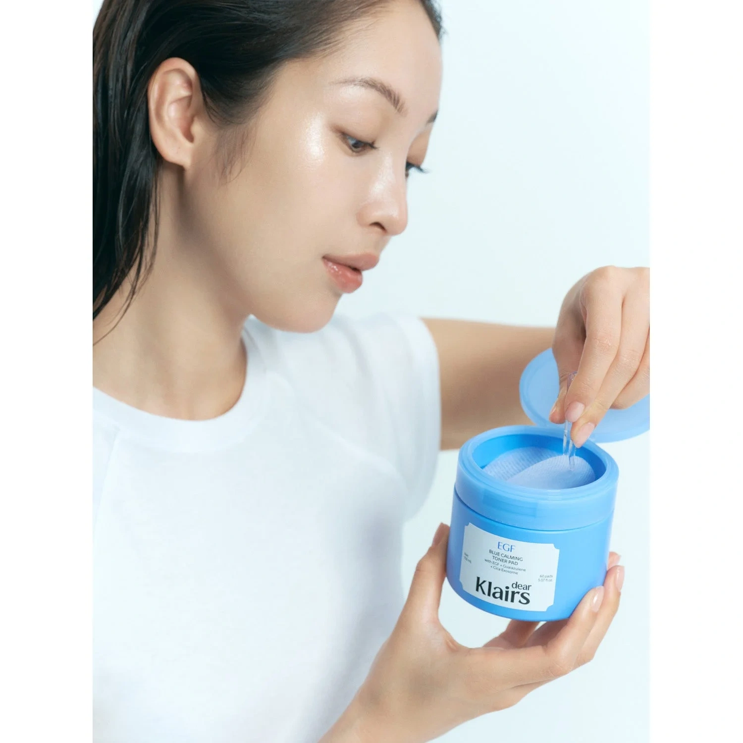 Klairs EGF Blue Calming Toner Pad, 60 stk.