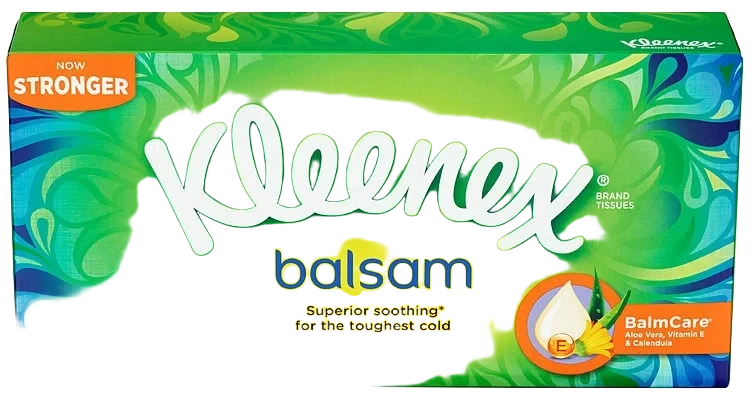 Ansiktserviett Balsam Boks Kleenex
