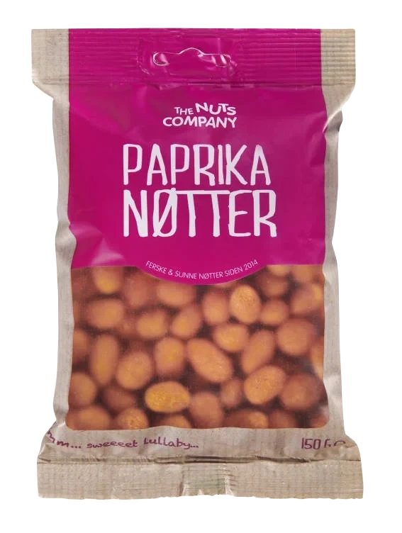 Paprikanøtter 150g The Nuts Company