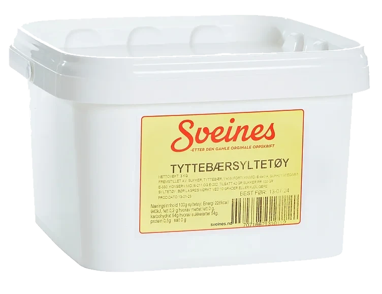 Tyttebærsyltetøy        3kg