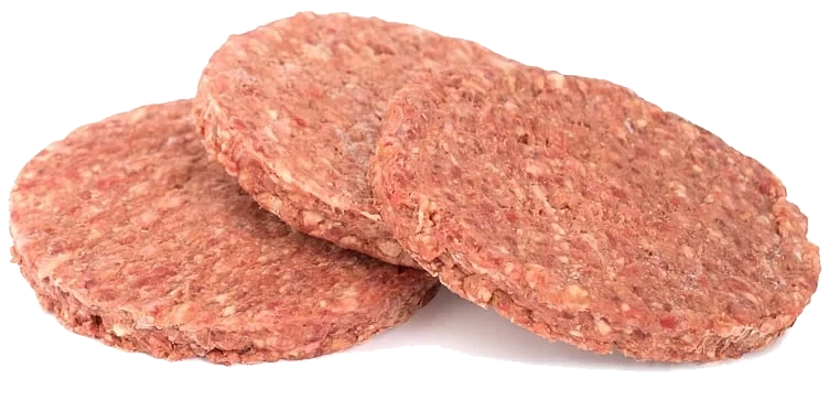 Hamburger rå 100% 100g  6kg