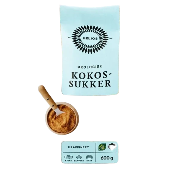 Kokossukker 600g Økologisk Helios